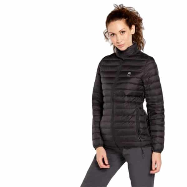 Casaca de plumas trekking mujer Boriken