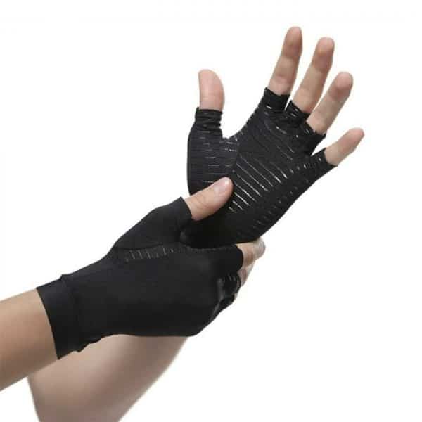 GUANTES DE COMPRESION COBRE CORTO SUMAQ