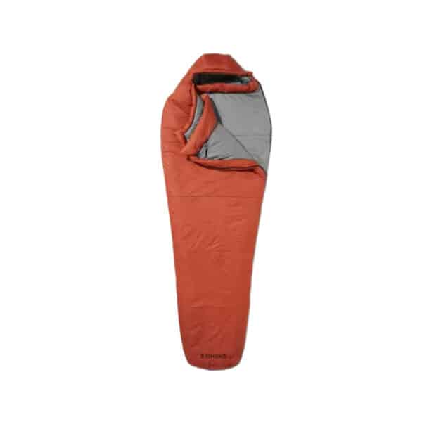 Bolsa de dormir guata -5°C con forma de momia Forclaz MT500 Marrón Cobrizo
